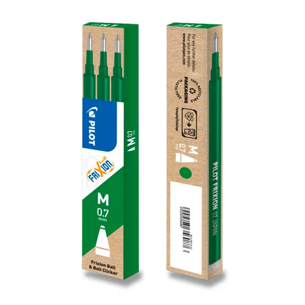 Náplň pro PILOT Frixion (3 ks) - zelená
