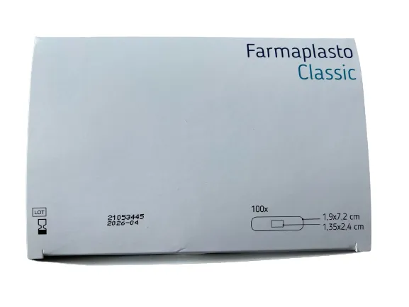 Plastod Farmaplasto, 76 mm x 19 mm, 100 ks