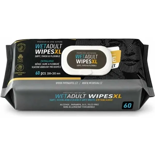 Vlhčené ubrousky Adult XL (60ks)