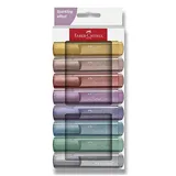 Faber-Castell Textliner 46 Metallic - zvýrazňovač - sada 8 barev