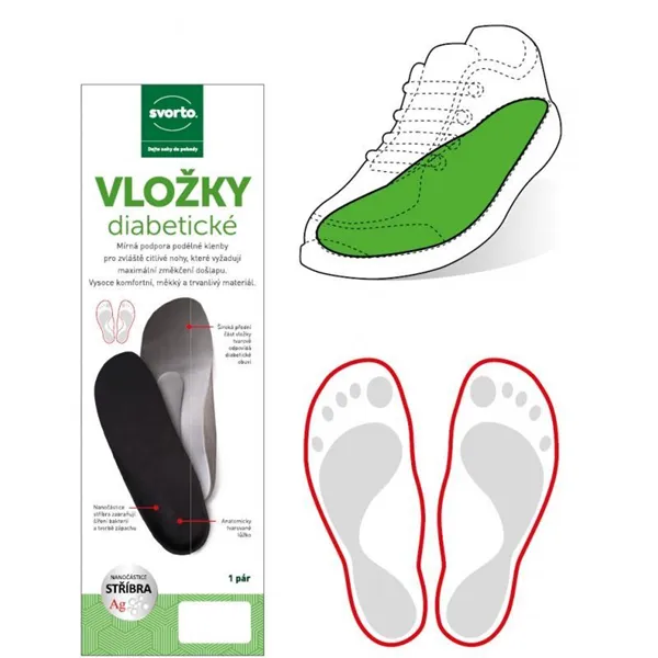 Vložky diabetické 39/40