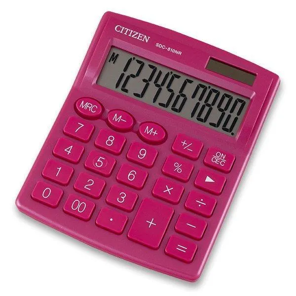 Stolní kalkulátor CITIZEN SDC-810NR růžová