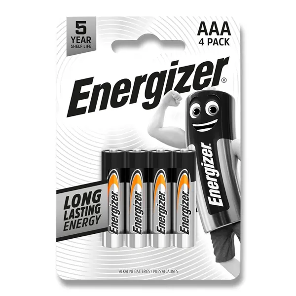 Energizer Everyday - alkalická baterie - AAA, 4 ks