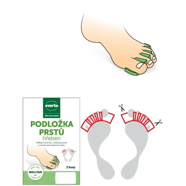 Podložka prstů- hřeben vel. 3-43-46