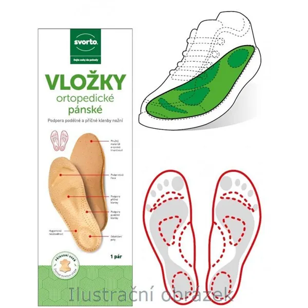 Vložky ortopedické S+V dámské vel. 40