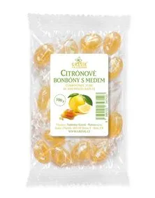 Grešík Citrónové bonbóny s medem 100g