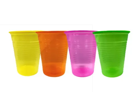 Kelímky, vyplachovací, Tutti Frutti, 50 ks, 180 ml, různé barvy