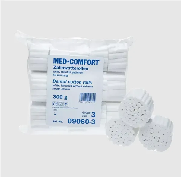 Dentální bavlněné tampóny na jedno použití, 4 = 1,4 cm