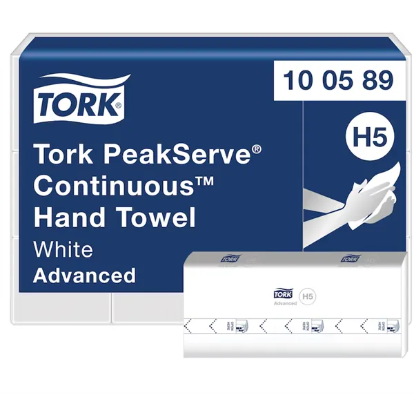 Ručníky papírové 1vrst., navazující Tork PeakServe, 20,1x22,5 cm