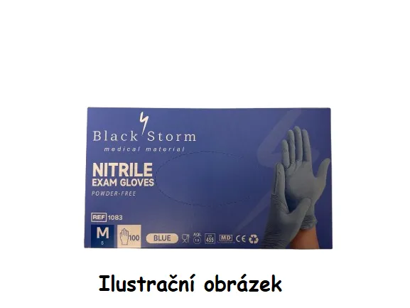 Nitrile Exam gloves, nitrilové rukavice modré, vel.XL