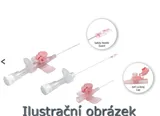 Kanyla bezpečnostní, Poly Safety, s křidélky, s portem, fialová (26G)
