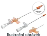 Kanyla bezpečnostní, Polycan Safety, s křidélky, bez portu, zelená, 45mm (18G)