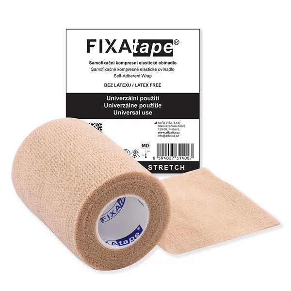 Fixatape Stretch 7,5 x 450 cm, tělový