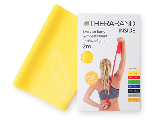 Thera-Band posilovací guma 2 m, žlutá, slabá