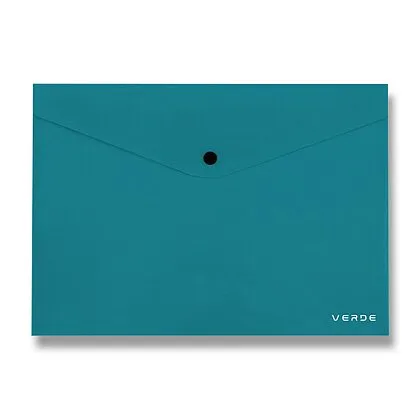 Spisovka - A5, modrá, PP Karton Verde