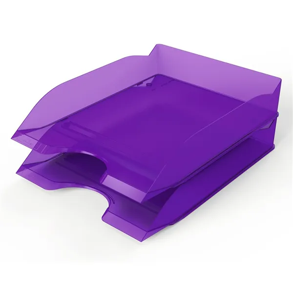 Durable Basic - kancelářský odkladač - transparentní, fialový