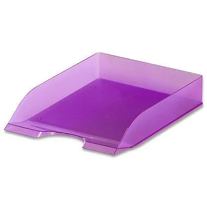 Durable Basic - kancelářský odkladač - transparentní, fialový