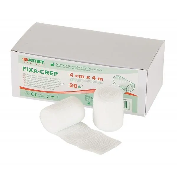Obinadlo Fixa-Crep, vysoce elastické, fixační obinadlo, 4 cm x 4 m, ( 20 ks)