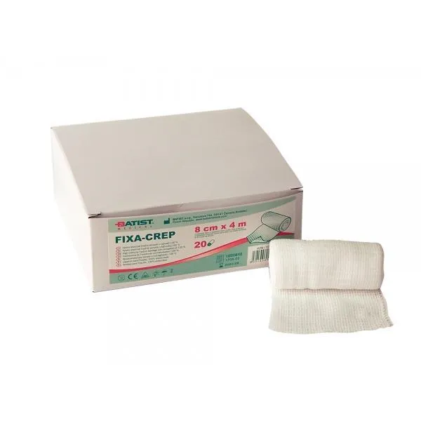 Obinadlo Fixa-Crep, vysoce elastické, fixační obinadlo, 8 cm x 4 m, ( 20 ks)