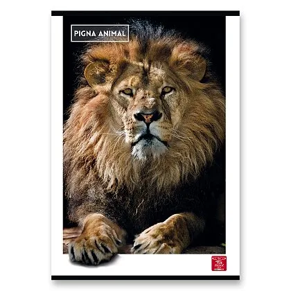 Školní sešit - A4, linkovaný, 40 listů, Pigna Animal
