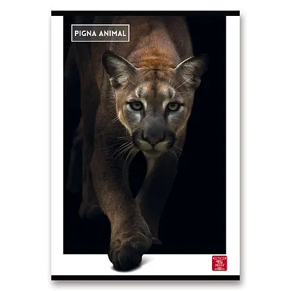 Školní sešit - A4, linkovaný, 40 listů, Pigna Animal