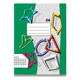 Sešit recyklovaný 445 - A4, 40 l., čtverečkovaný