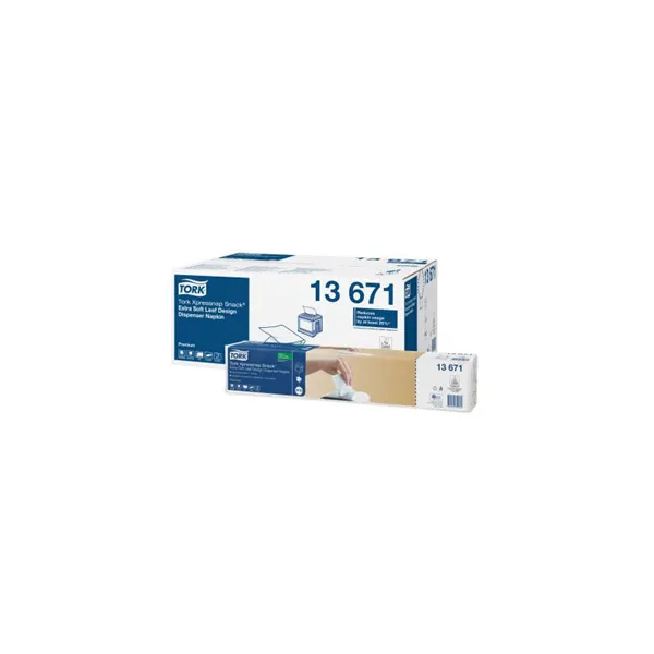 Ubrousky Tork se vzorem Xpressnap Snack N10