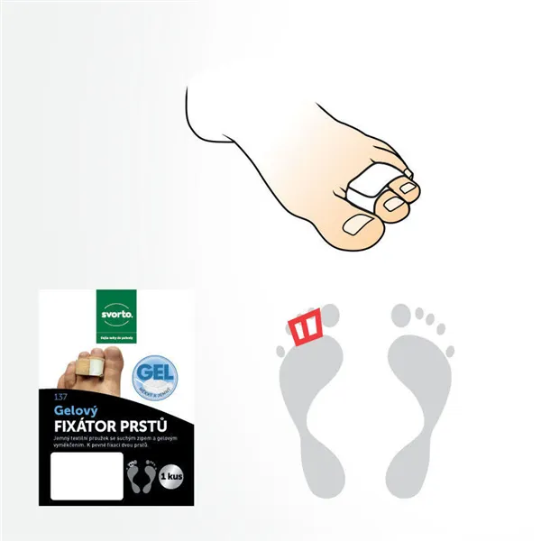 Gelový fixátor prstů