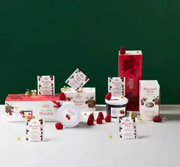 Grešík Dárková kazeta Čaj & Džem Malina 220g