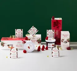 Grešík Dárková kazeta Čaj & Džem Malina 220g