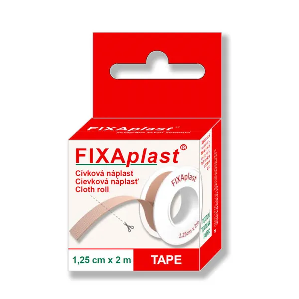 Náplast FIXAPLAST cívka 1,25cm x 2m
