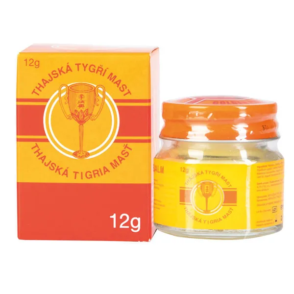 Thajská tygří mast Golden Cup balm 12g