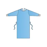 Chirurgický plášť zesílený velký ( M ) s 2 ručníky