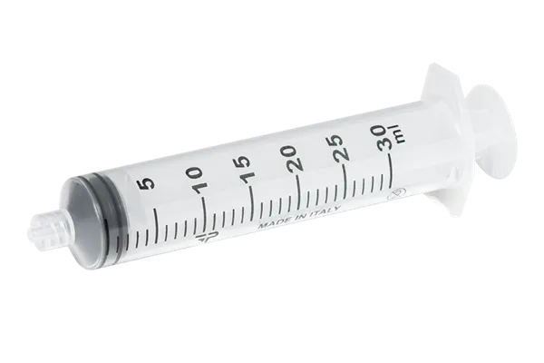 Injekční stříkačka trojdílná 30 ml, luer lock    