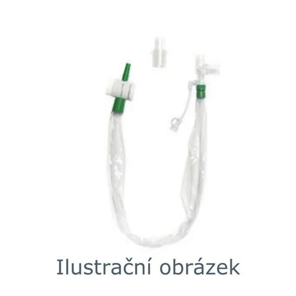 KimVent 14 Fr/4 mm, 54 cm, T-adaptér, Green, Endotracheální