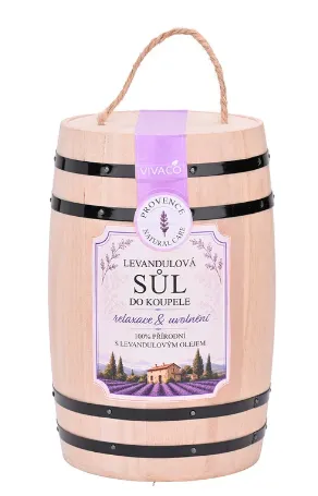 Wellness soudek - sůl do koupele s levandulovým olejem 1kg