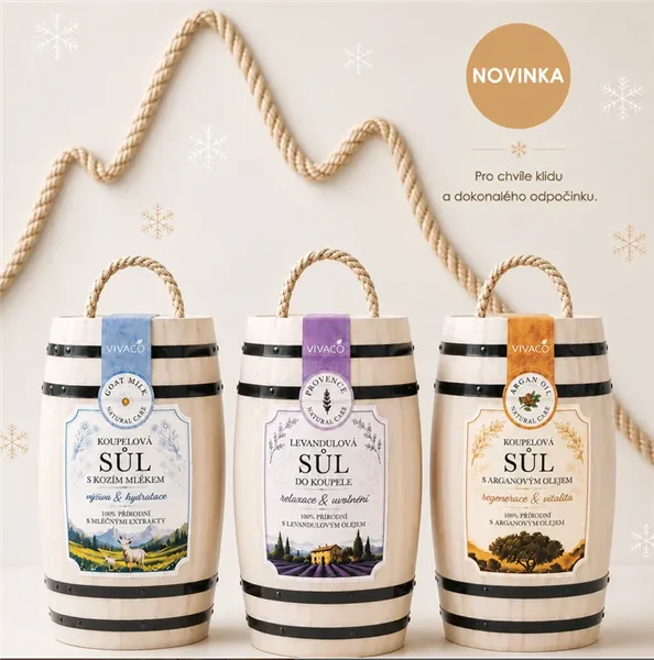 Wellness soudek - sůl do koupele s levandulovým olejem 1kg