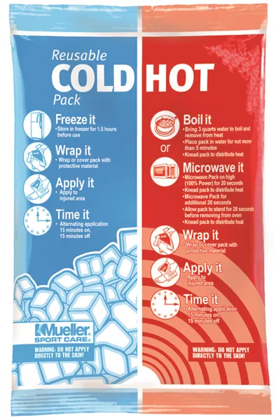 Mueller Reusable Cold/Hot Pack, chladivý/hřejivý sáček, 15 x 22 cm