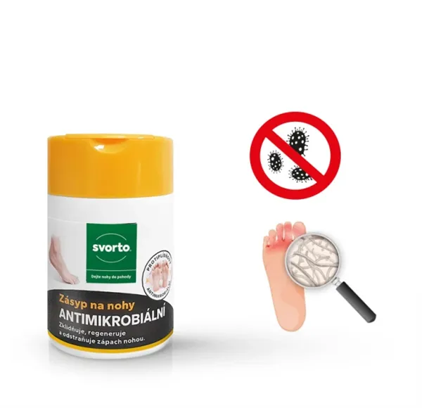 Zásyp na nohy antimikrobiální 50 g