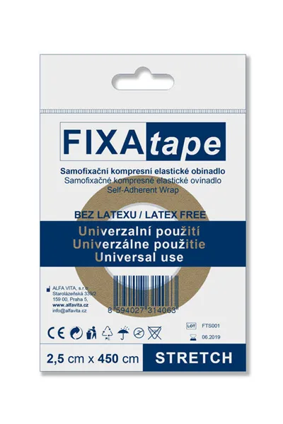 Fixatape Stretch 2,5 x 450 cm, tělový