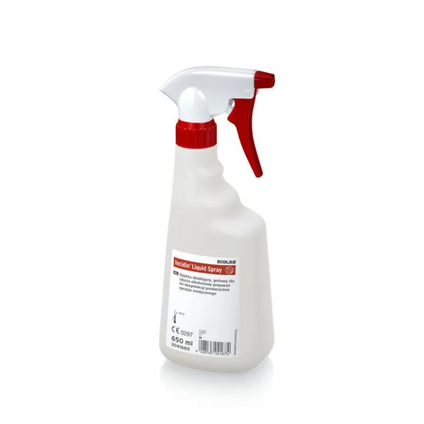 Incidin liquid 600 ml se sprayovým aplikátorem bez parfémové složky