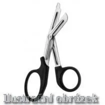 Nůžky na obvaz Lister – plastové držadlo - červený