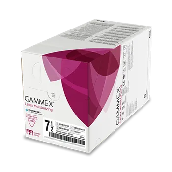 Rukavice operační, bezpudrové  GAMMEX Latex Moisturizing, vel. 6,5