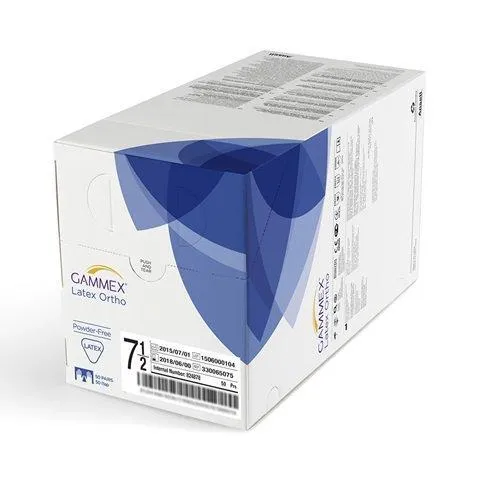 Rukavice operační GAMMEX Latex Ortho, bezpudrové, vel. 6,5 (ks=pár)