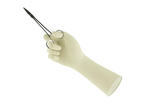 Rukavice operační Medi-Grip Latex Standard, vel. 6,5 (ks=pár)