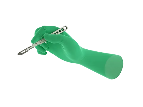 Rukavice operační vel. 5,5, GAMMEX Non-Latex, bezpudrové (ks=pár)