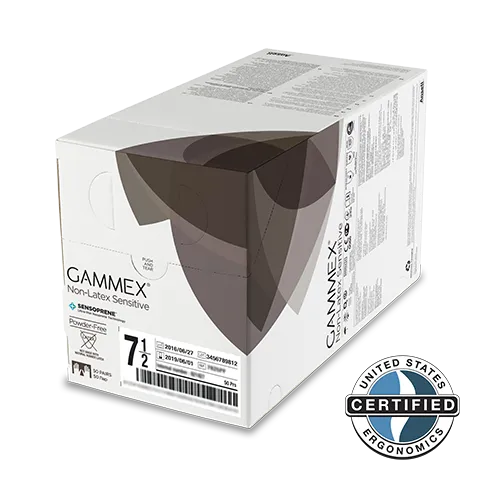 Rukavice operační GAMMEX Non-Latex Sensitive, bezpudrové, vel. 5,5 (ks=pár)