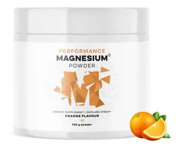 Performance Magnesium® Powder, hořčík bisglycinát v prášku, 90 dávek, pomeranč,550 g