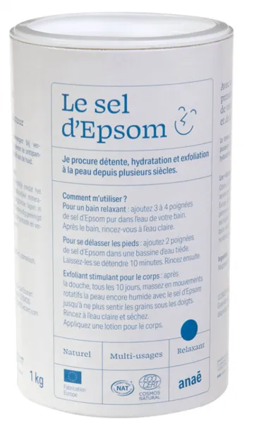 Anaé by Ecodis Epsomská sůl (dóza 1 kg)