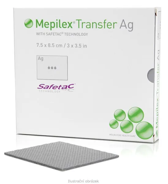 Mepilex Transfer Ag 7,5 x 8,5 cm